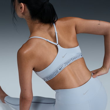 Grudnjak Nike Nike Indy Lightly Lined Adjustable Sports Bra Plava | HV6953-440, 3