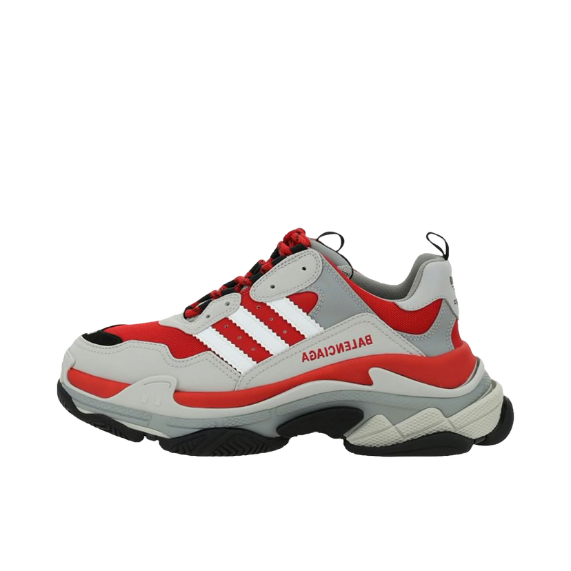 Tenisice i cipele Balenciaga adidas x Triple S Red Grey Black Crvena | 712821W2ZB46121