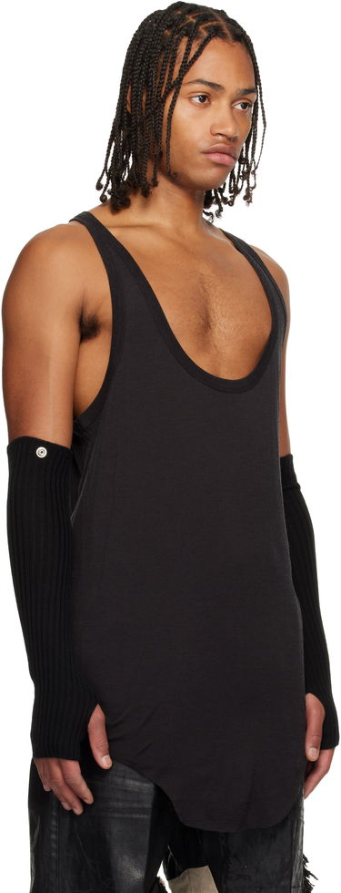 Majica bez rukava Rick Owens Concordians Pony Deep Scoop Neck Tank Top Crna | RR02E1101 JSW, 1