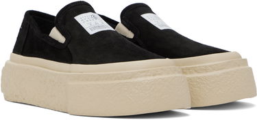 Tenisice i cipele Maison Margiela MM6 Maison Margiela Suede Platform Slip-Ons Crna | SH1WS0015 P5246, 3