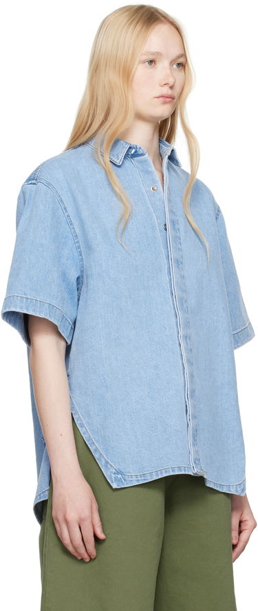 Košulja ADER ERROR ADER error Half Sleeve Shirt Plava | BO01SSSH0202LB, 4
