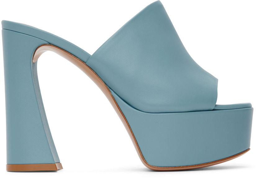 Tenisice i cipele Gianvito Rossi Gianvito Rossi Holly Mule Platform Sandals Plava | G16990.70RIC.NAP