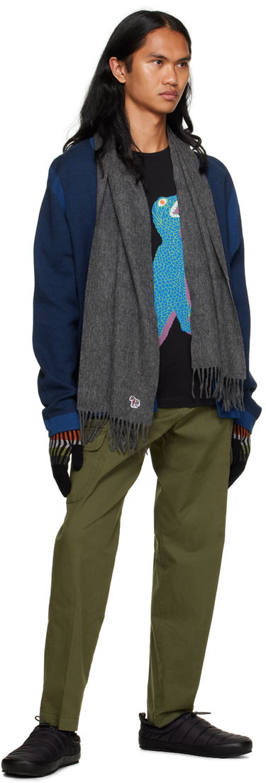 Šal Paul Smith Zebra Scarf Siva | M2A-150K-JZEBRA-76-0, 2