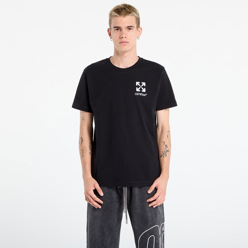Majica kratkih rukava Off-White Off-White Small Arrow Slim S/S T-Shirt Crna | OMAA027F25JER00F1001