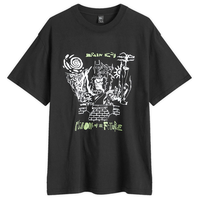 Majica kratkih rukava Brain Dead Visions of the Future T-Shirt Crna | F24T00004081-BLK