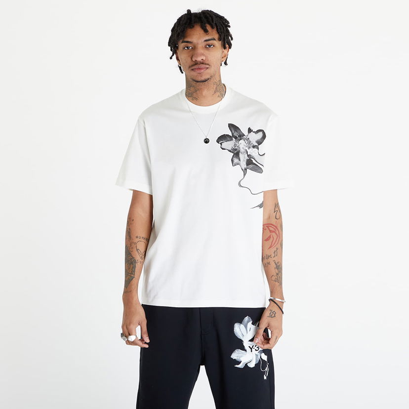 Majica kratkih rukava Y-3 Graphic Short Sleeve Tee UNISEX Off White Bijela | IV7737