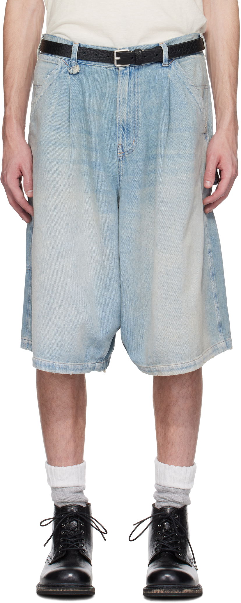 Kratke hlače R13 R13 Jesse Carpenter Denim Shorts Plava | R13MD153-D045A