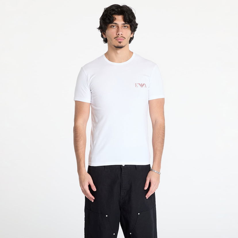 Majica kratkih rukava Emporio Armani EA7 Emporio Armani 2-Pack Crew Neck T-Shirts Bijela | EM001849AF10778M0080