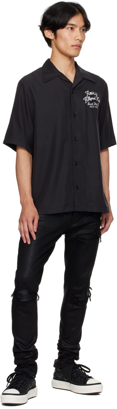 Košulja AMIRI AMIRI 'Hollywood Auto' Bowling Shirt Crna | AMSTCA1166, 3