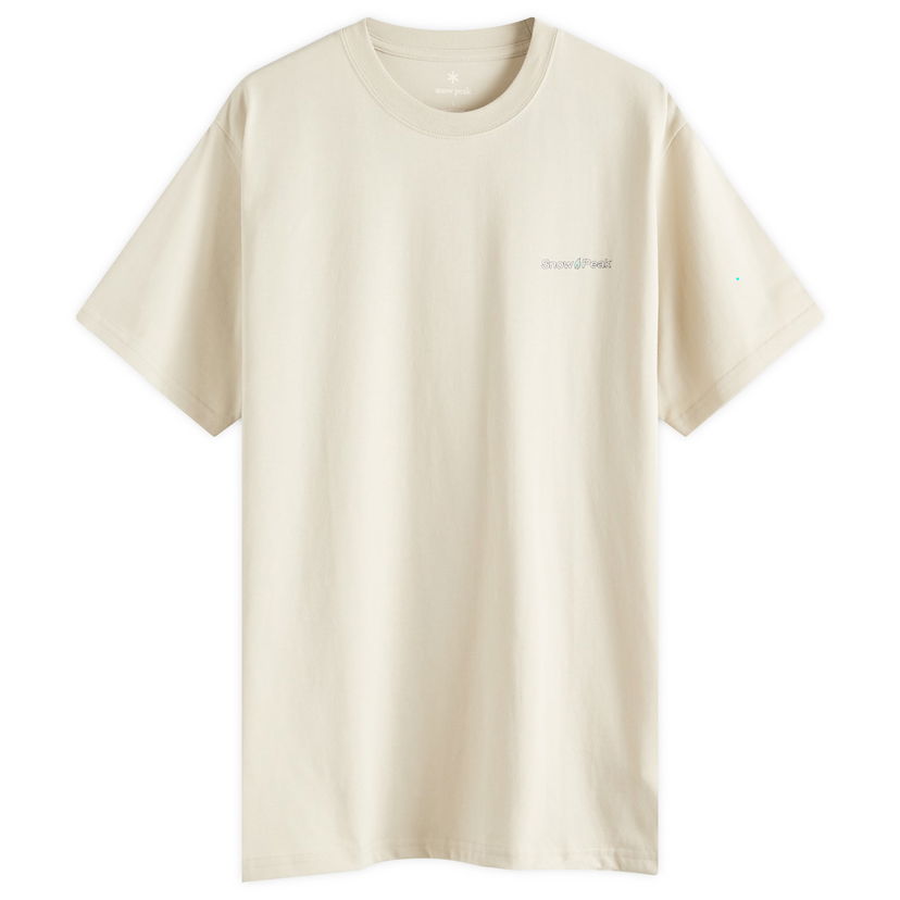 Majica kratkih rukava Snow Peak Warm Oneself T-Shirt, Size Large Bež | TS-25SU104-LB