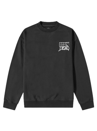 Dukserice Brain Dead Sludge Crew Sweat Crna | BDW22T10002580BK01