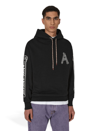 Dukserice Aries Column Hooded Sweatshirt Crna | FTAR20010 BLK
