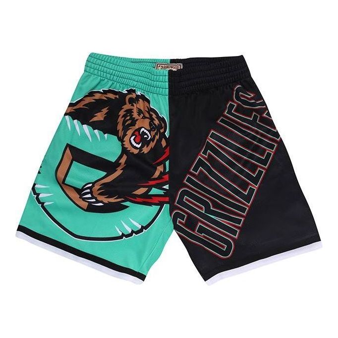 Kratke hlače Mitchell & Ness Mitchell & Ness NBA Memphis Grizzlies Big Face Shorts Crna | PSHR4351-VGRYYPPPTEAL