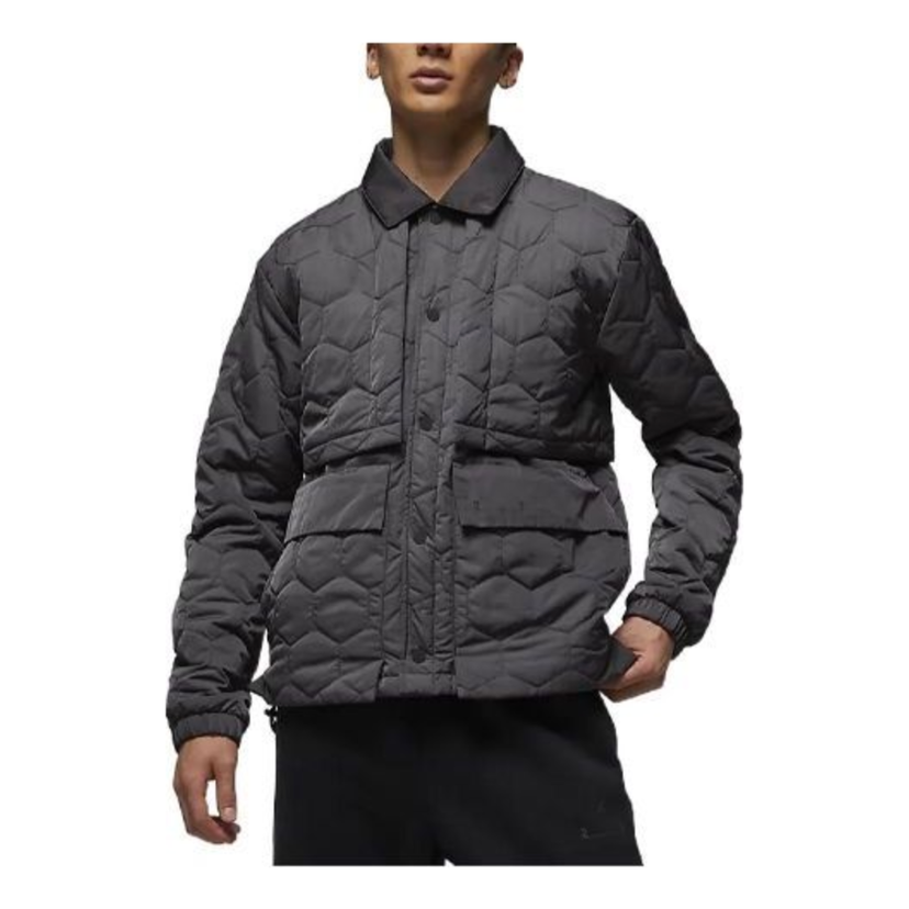 Pernata jakna Jordan Jordan 23 Engineered Men's Quilted Jacket Siva | DV7696-022