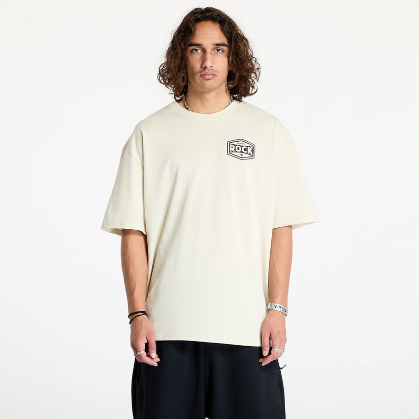 Majica kratkih rukava Under Armour Project Rock HWT SS Tools Silt/ Golden Yellow/ Black Bijela | 1386911-273