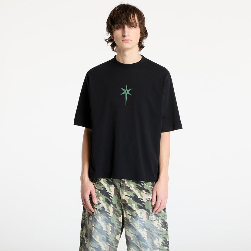 Majica kratkih rukava Marcelo Burlon Marcelo Burlon County Goth Boxy T-Shirt Crna | CMAA05AS25JER0031052
