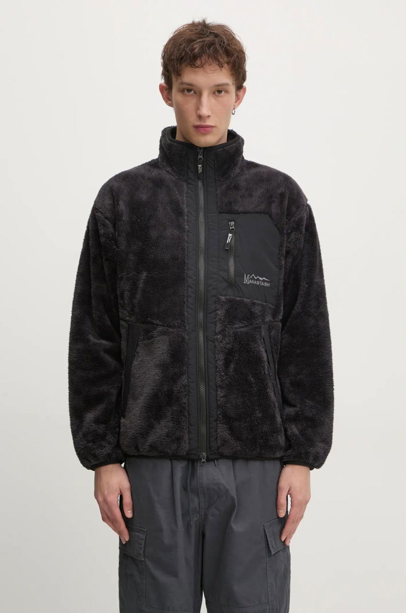 Jakna Manastash Manastash Bigfoot Fleece Jacket Crna | 7924252004
