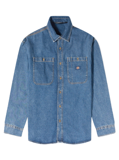 Košulja Dickies Houston Denim Shirt "Classic Blue" Plava | DK0A4YF5CLB1