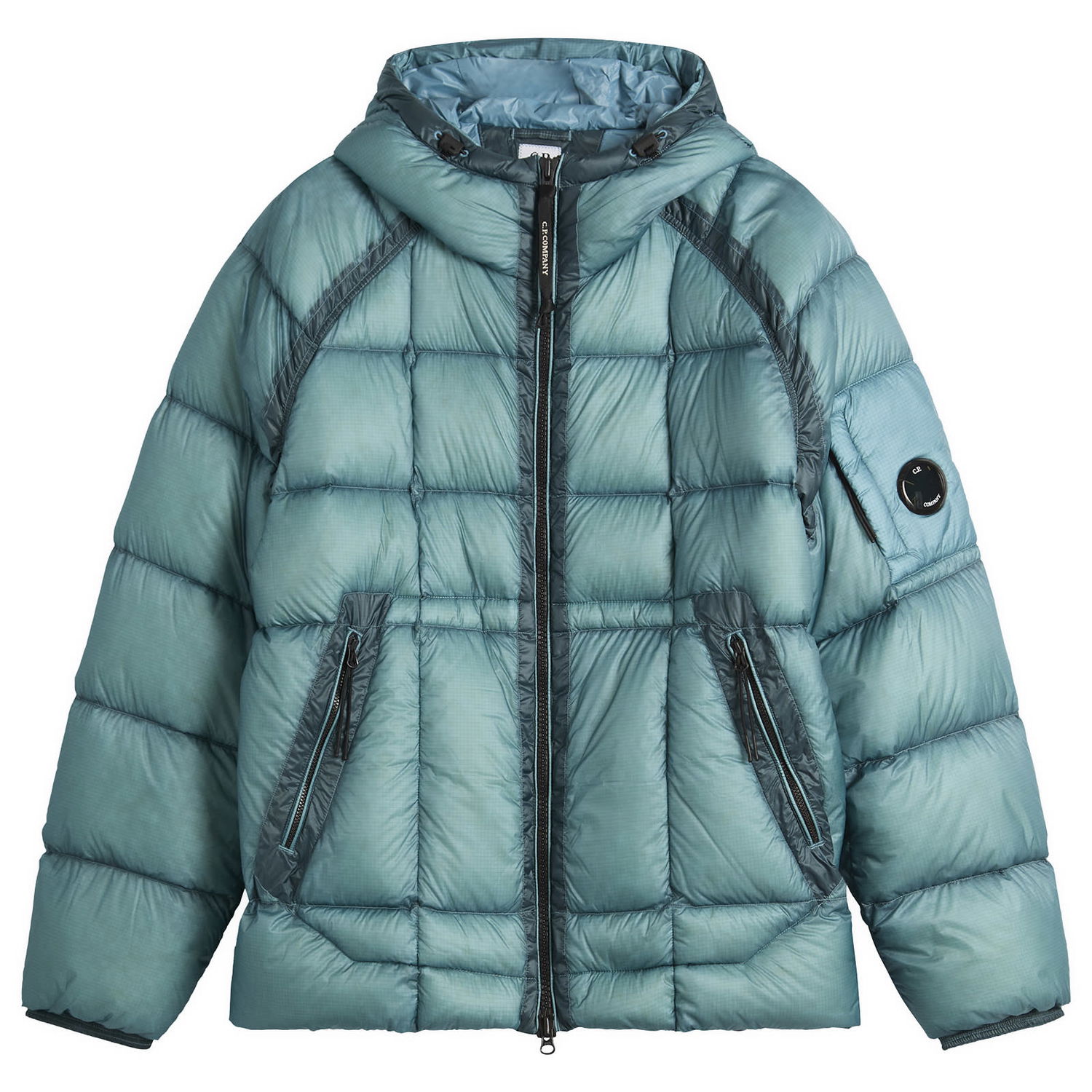 Pernata jakna C.P. Company DD-Shell Hooded Jacket Tirkiz | 19CMOW702A-110416A-815, 0