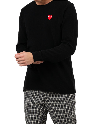Džemper Comme des Garçons PLAY Knit Crna | P1N068 black