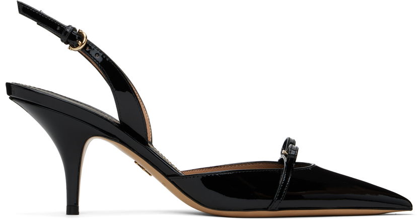 Tenisice i cipele FERRAGAMO Ferragamo Mini Bow Slingback Heels Crna | 781105