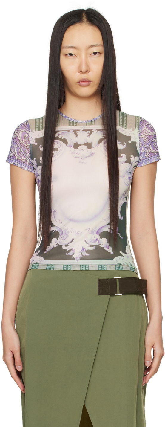 Majica kratkih rukava Miaou Miaou Mini T-Shirt Višebojno | 7026PM2EMB