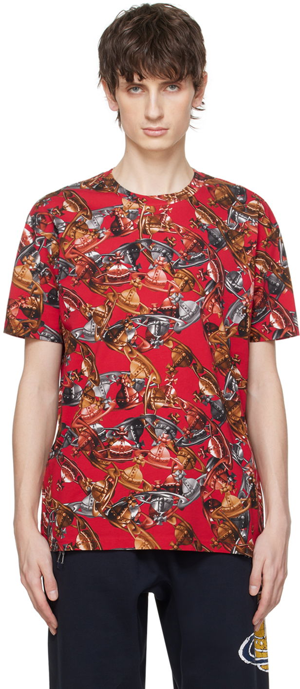 Majica kratkih rukava Vivienne Westwood Classic T-shirt Crvena | 3G01001F-J006F-