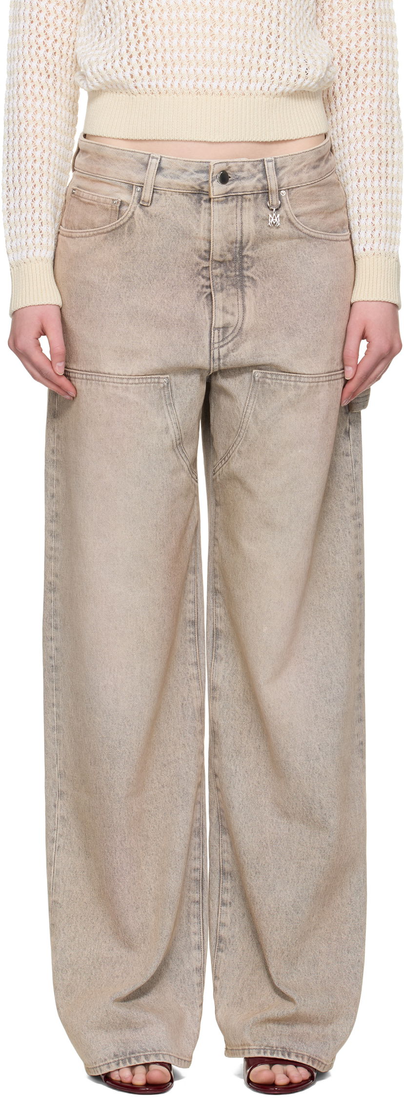 Jeans AMIRI AMIRI Carpenter Jeans Bež | AWDNGH1023