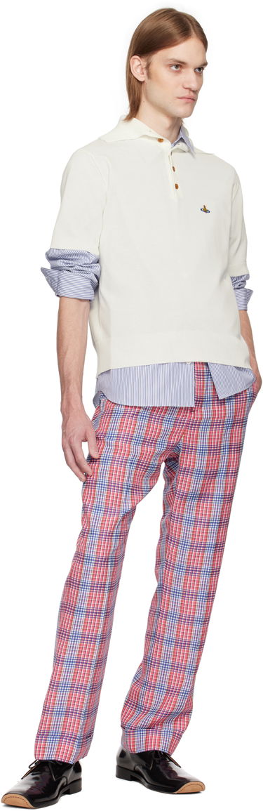 Polo majica Vivienne Westwood Vivienne Westwood Alex Knit Polo Bijela | 2701001P-Y003F-, 4