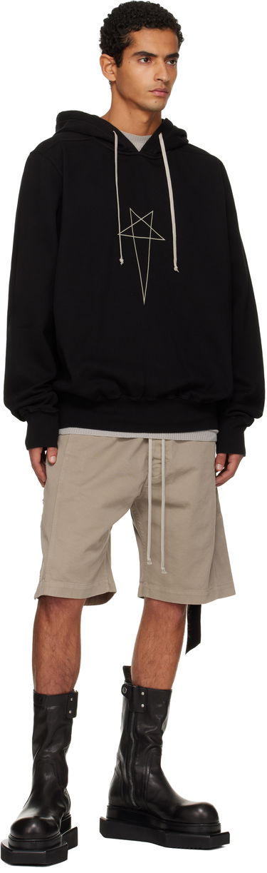 Dukserice Rick Owens DRKSHDW Penta Oversized Hoodie Crna | DU02E7262 FEP3P, 3