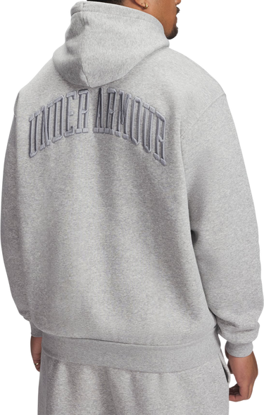 Dukserice Under Armour Hooded Sweatshirt UA Icon Fleece Graphic Top Siva | 6007591-011, 2