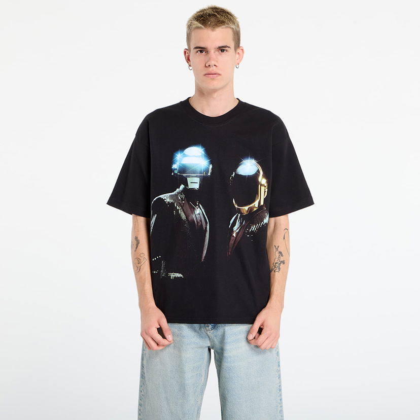 Majica kratkih rukava Pleasures PLEASURES Duo Graphic T-Shirt Crna | P25DP016-BLACK