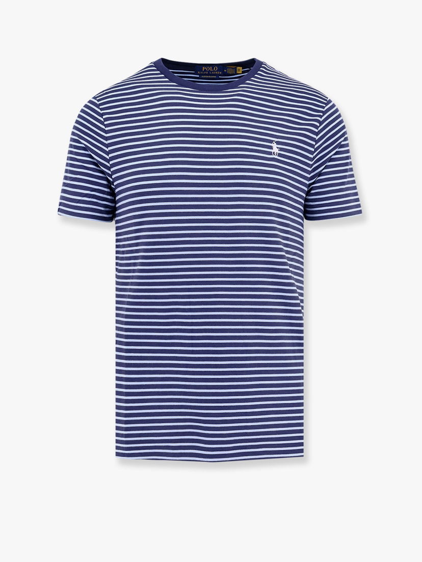 Majica kratkih rukava Polo by Ralph Lauren Striped Crew Neck T-Shirt by Polo Ralph Lauren Plava | 710961128003