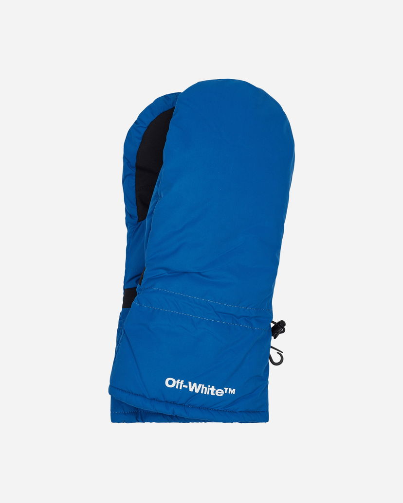 Rukavice Off-White Bounce Ski Mittens Gloves Blue Plava | OMNE038F22FAB001 4501