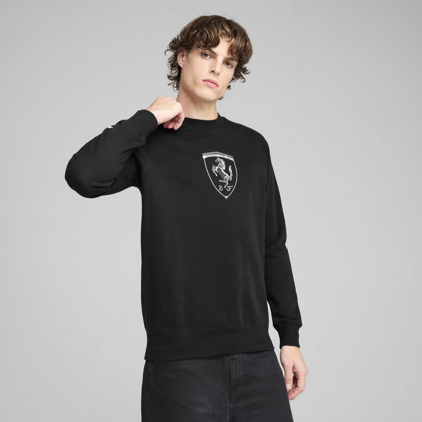 Dukserice Puma Scuderia Ferrari HP Race Big Shield Sweatshirt Crna | 630193_01