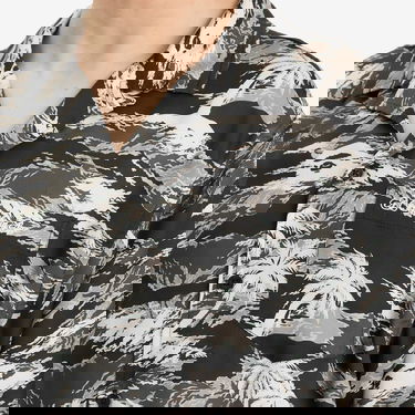 Košulja BAPE A Bathing Ape Palm Tree Camo Open Collar Pocket Shirt Crna | 001SRL301306M-BLK, 5