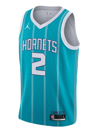 Dres Jordan Air Jordan Lamelo Ball Hornets Icon Edition 2022 Swingman NBA Jersey Tirkiz | CN8016-453