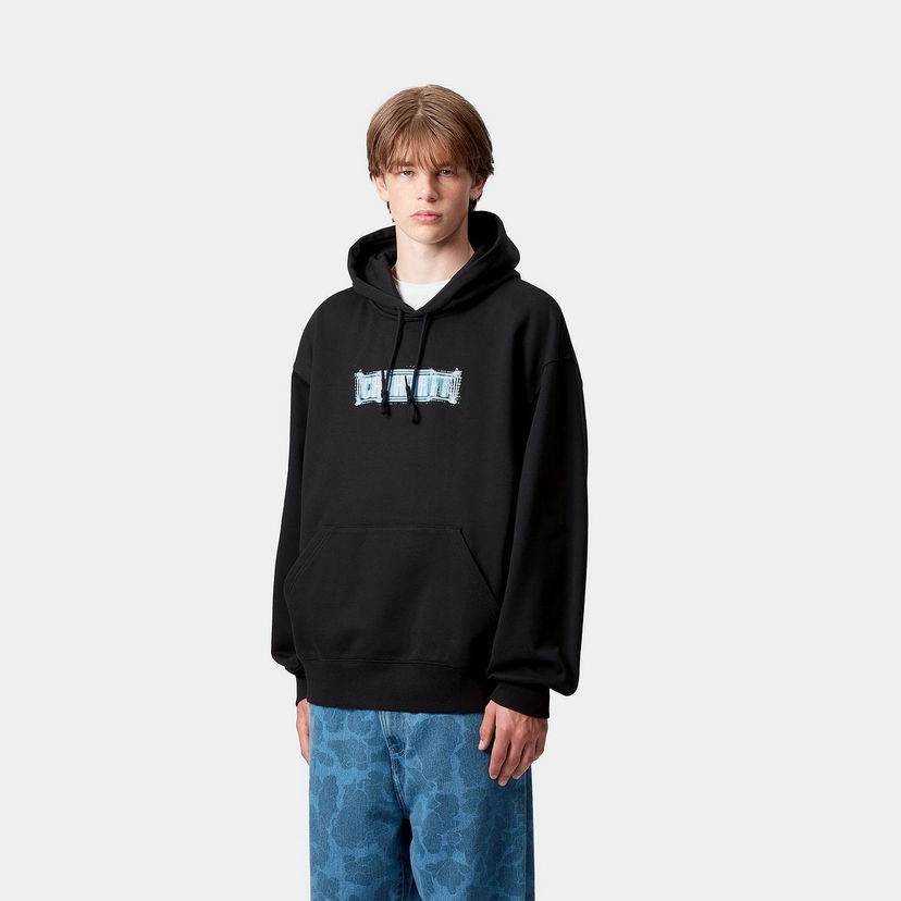 Dukserice Carhartt WIP Hooded Electric Boogie Sweatshirt Crna | I035610_4