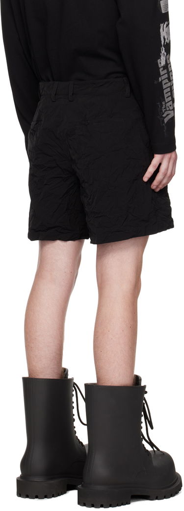 Kratke hlače We11done We11done Crumpled Shorts Crna | WD-PT1-23-271-M-BK, 2