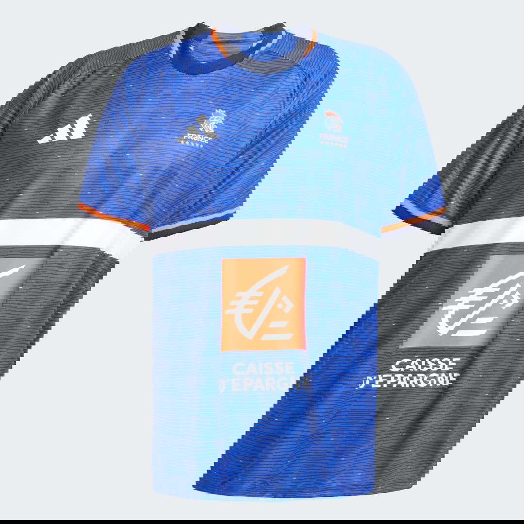 Dres adidas Performance France Replica Handball Jersey Plava | JP4335, 1