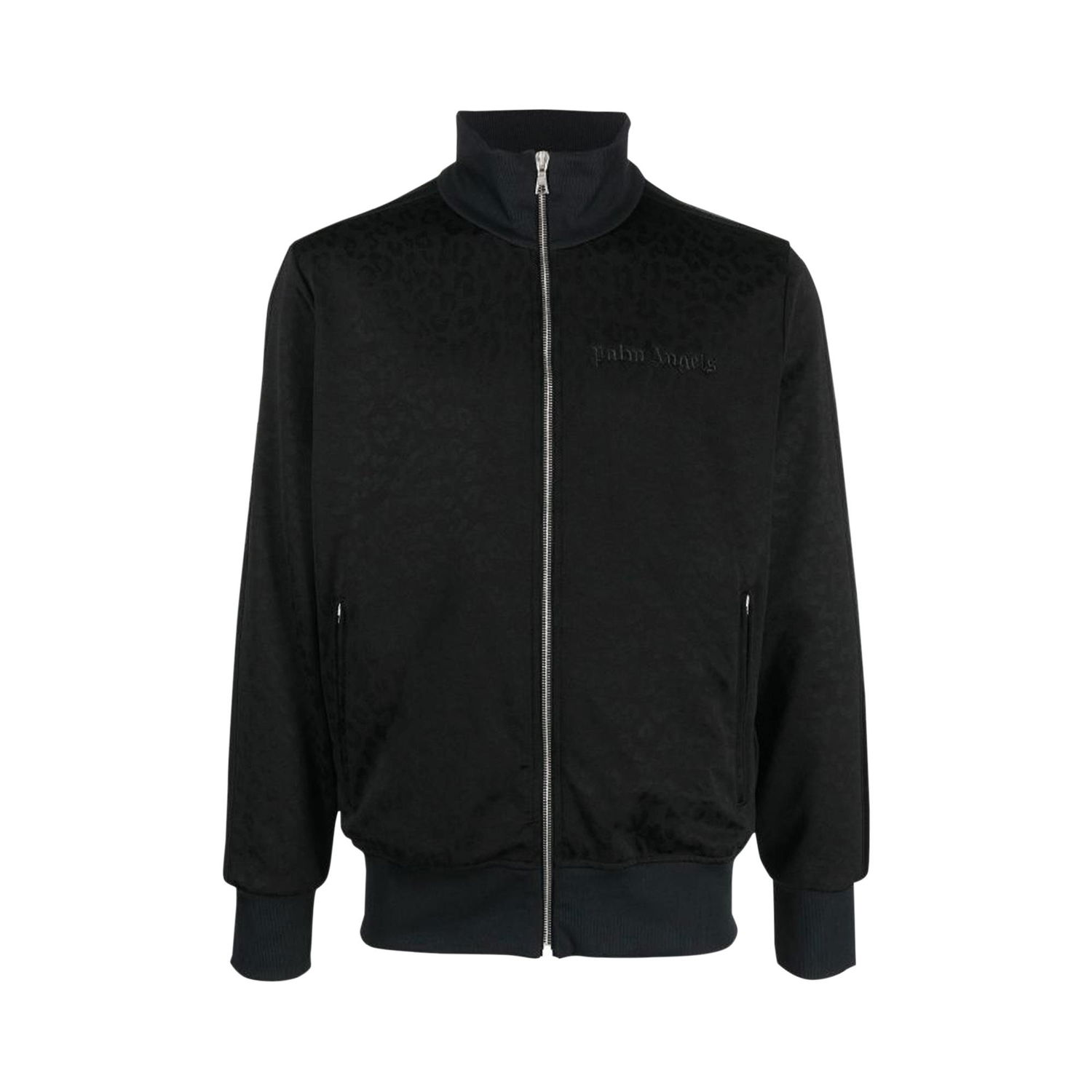 Dukserice Palm Angels Tuxedo Leopard Track Jacket Crna | PMBD001F22FAB0091001, 1