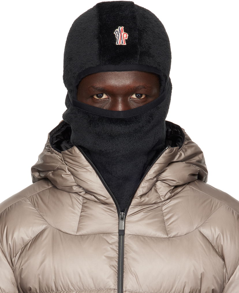 Kapica Moncler Velvet Fleece Balaclava Crna | J20973G00005809EG