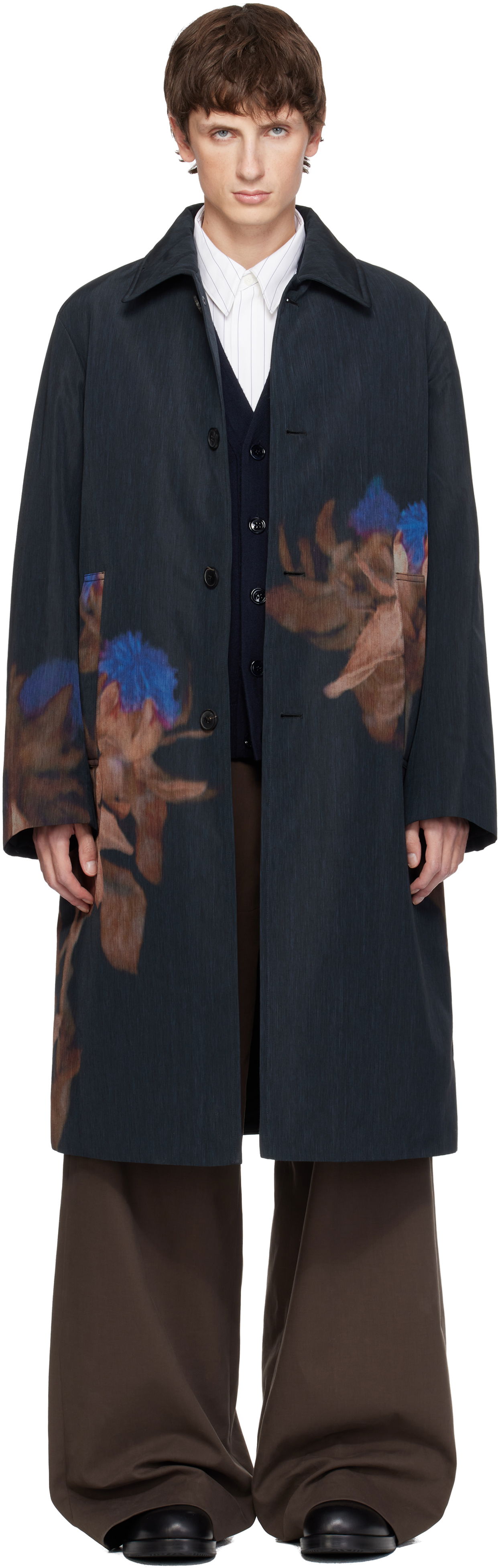 Kaputi Dries Van Noten Dries Van Noten Printed Coat Višebojno | 252-020243-2068, 0