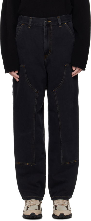 Cargo hlače Carhartt WIP Double Knee Denim Work Pants Crna | I034229 8906, 0