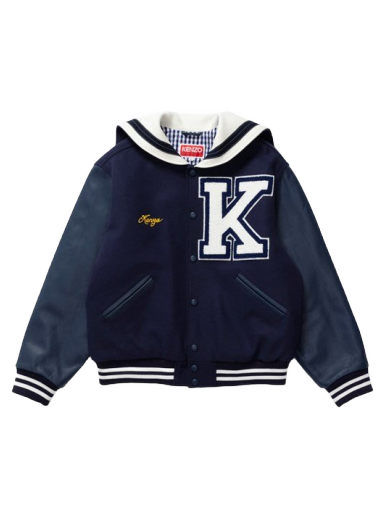Jakna KENZO Sailor Varsity Jacket Tamnoplava | FD55BL1339ON.77