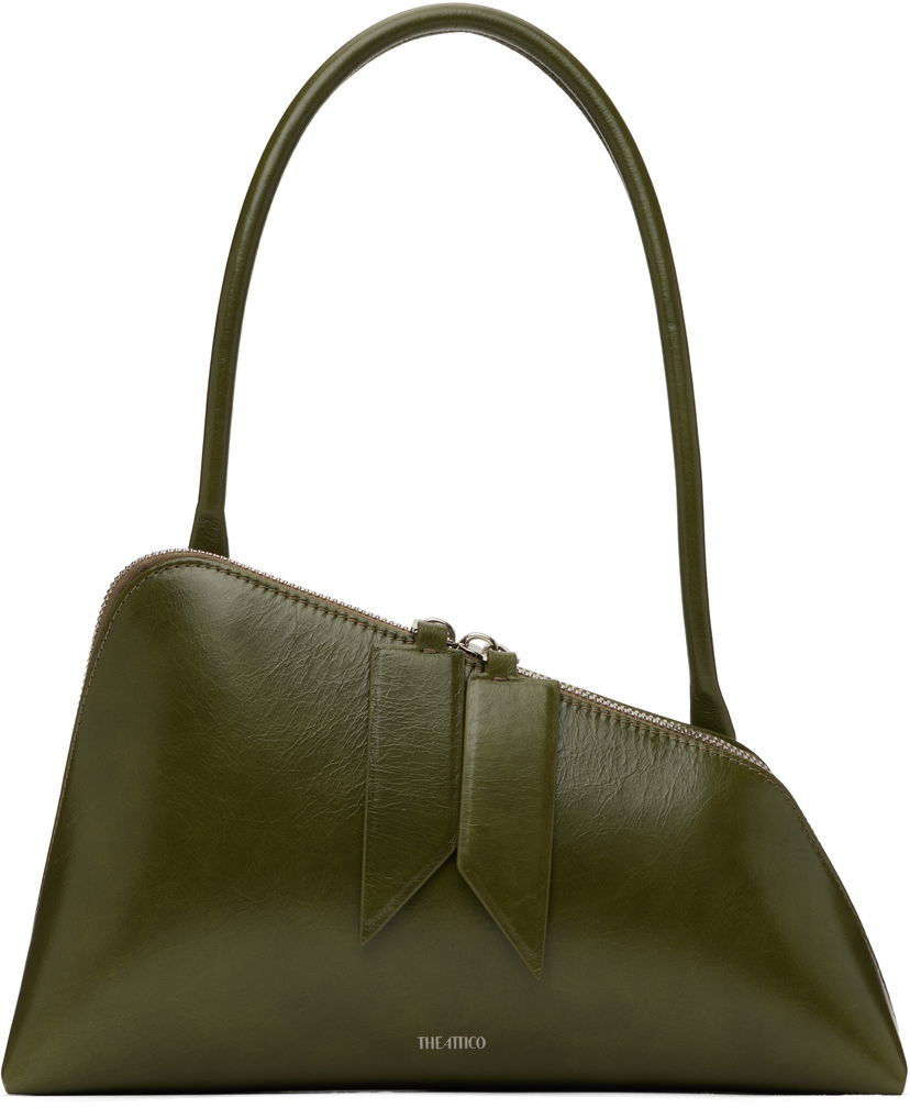 Ručna torbica The Attico The Attico 'Sunrise' Leather Shoulder Bag Zelena | 250WAH00042 LBT110AA