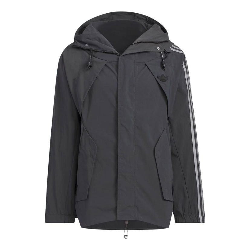 Parka adidas Originals HAMCUS Men's Hooded Sports Jacket Siva | IX7079