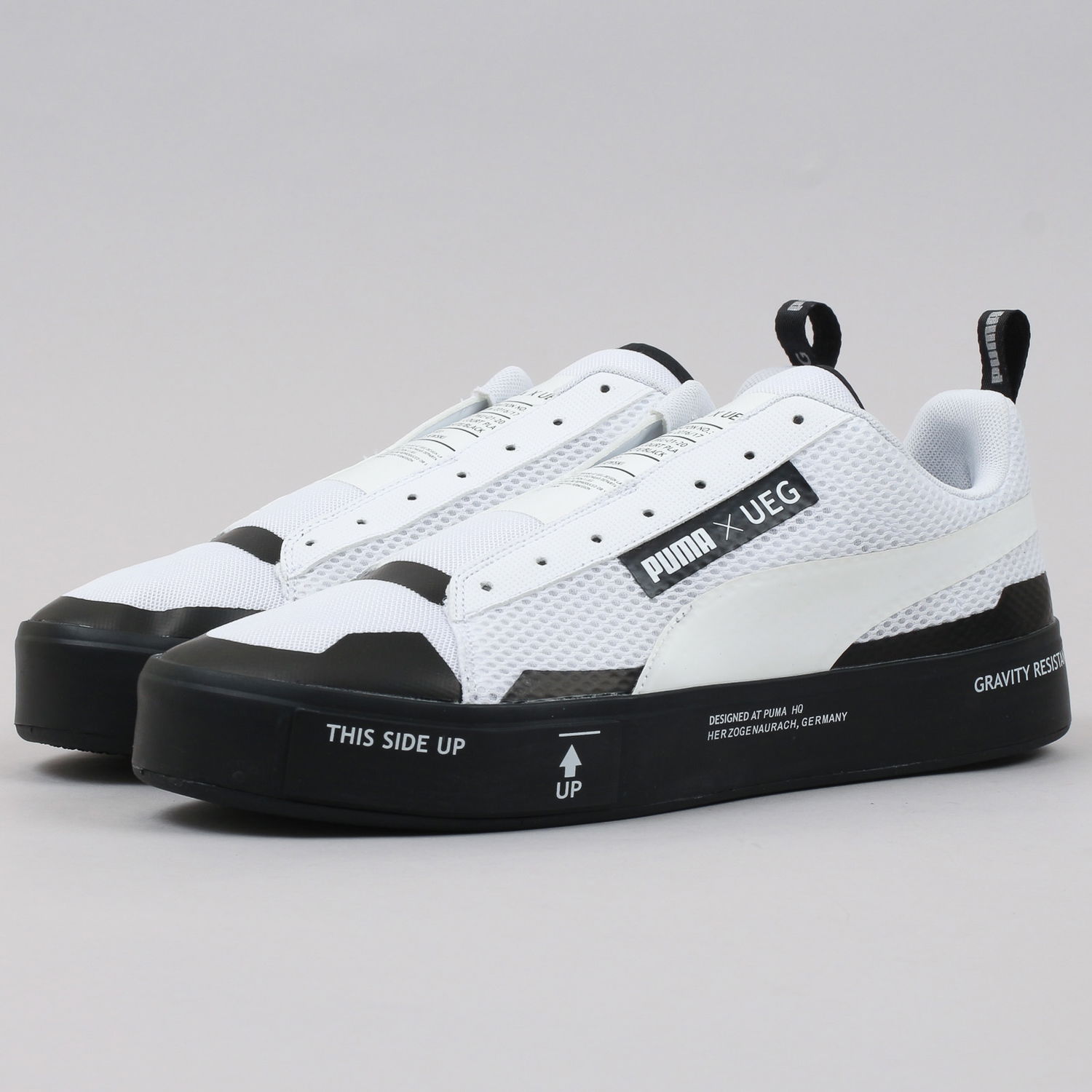 Tenisice i cipele Puma Court Play SlipOn x UEG white - black Bijela | 361637 02, 0
