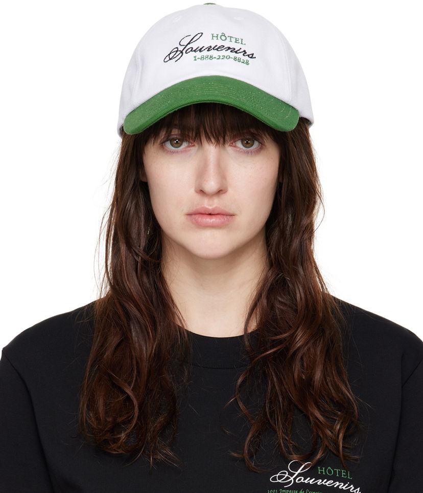 Kapa A.P.C. White JJJJound Edition Hotel Cap Bijela | COGYX-M24145