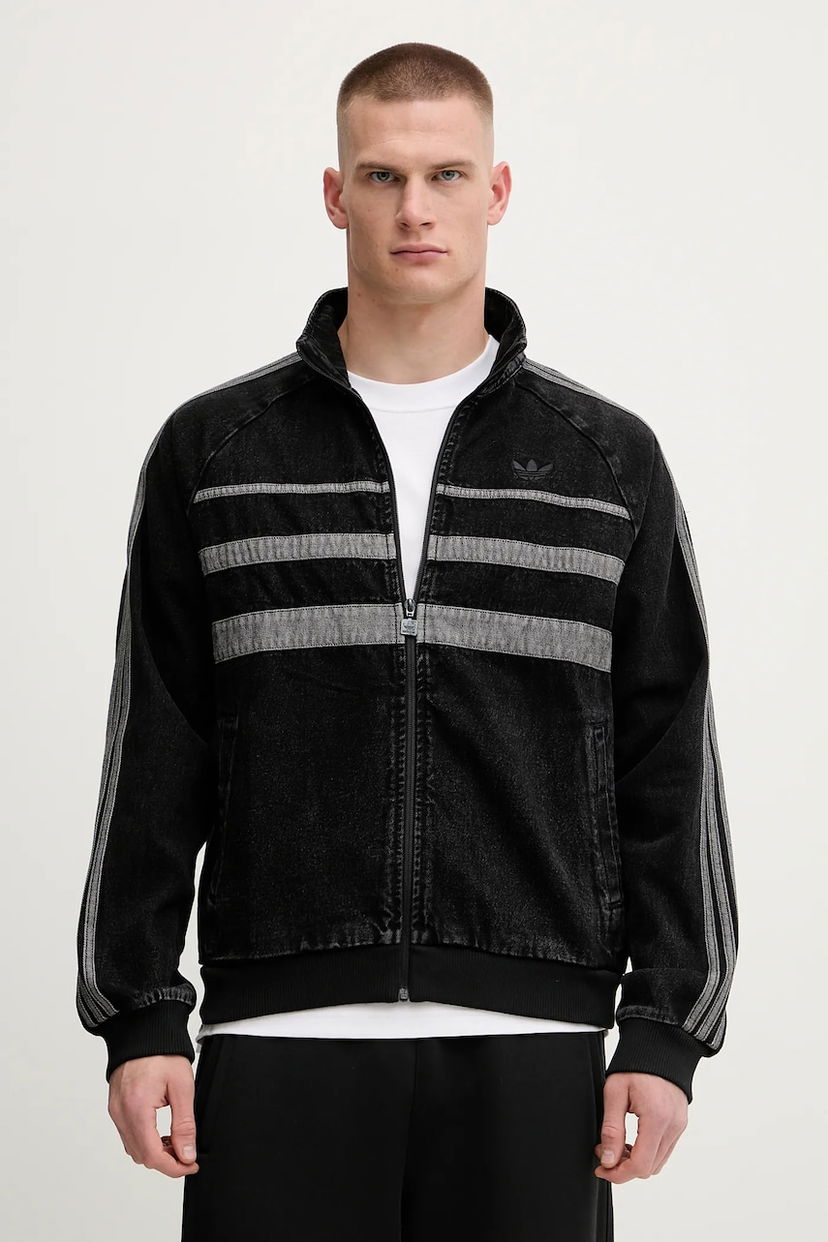 Jakna adidas Originals adidas Originals First TT Denim Jacket Crna | JW5883